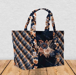 Copper and Cashmere Floral Bag Rapport